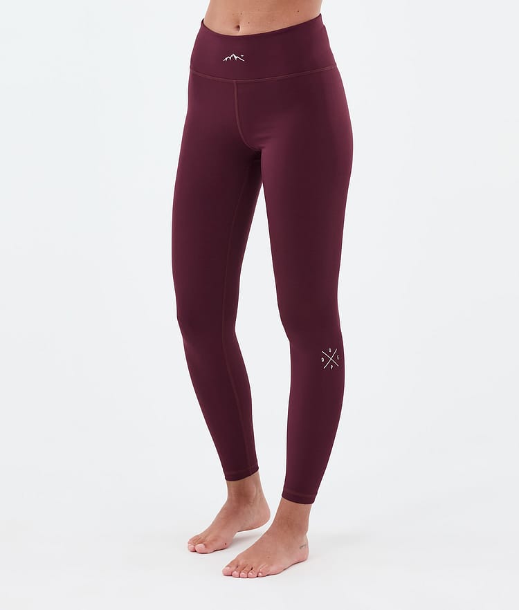 Dope Snuggle W Pantalon thermique Femme 2X-Up Burgundy, Image 1 sur 7