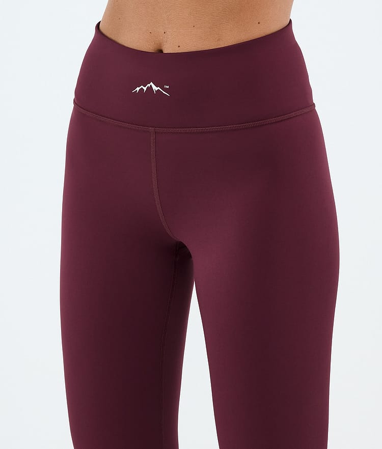Dope Snuggle W Basislaag Broek Dames 2X-Up Burgundy, Image 5 of 7