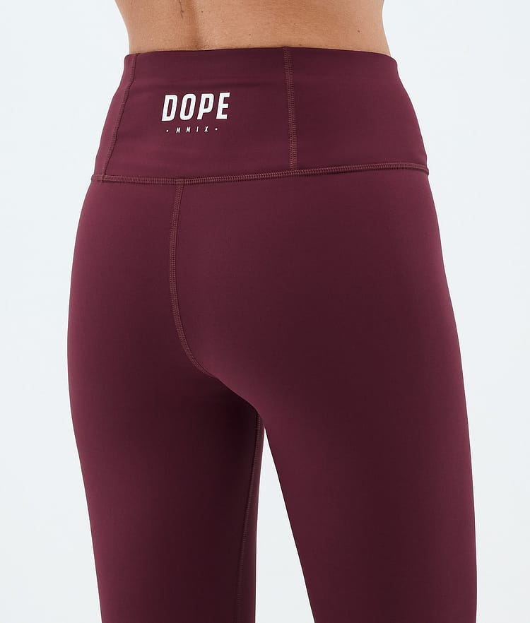 Dope Snuggle W Basislaag Broek Dames 2X-Up Burgundy, Image 6 of 7
