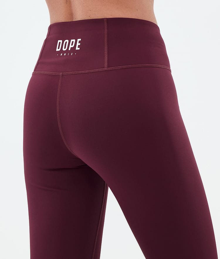Dope Snuggle W Pantalon thermique Femme 2X-Up Burgundy, Image 6 sur 7