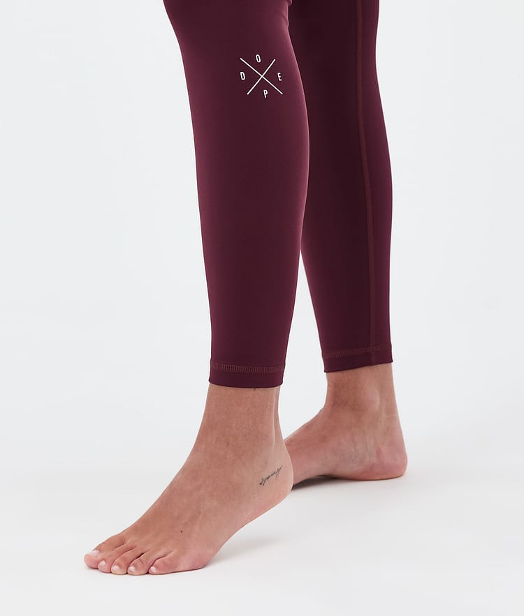 Dope Snuggle W Pantalon thermique Femme 2X-Up Burgundy, Image 7 sur 7