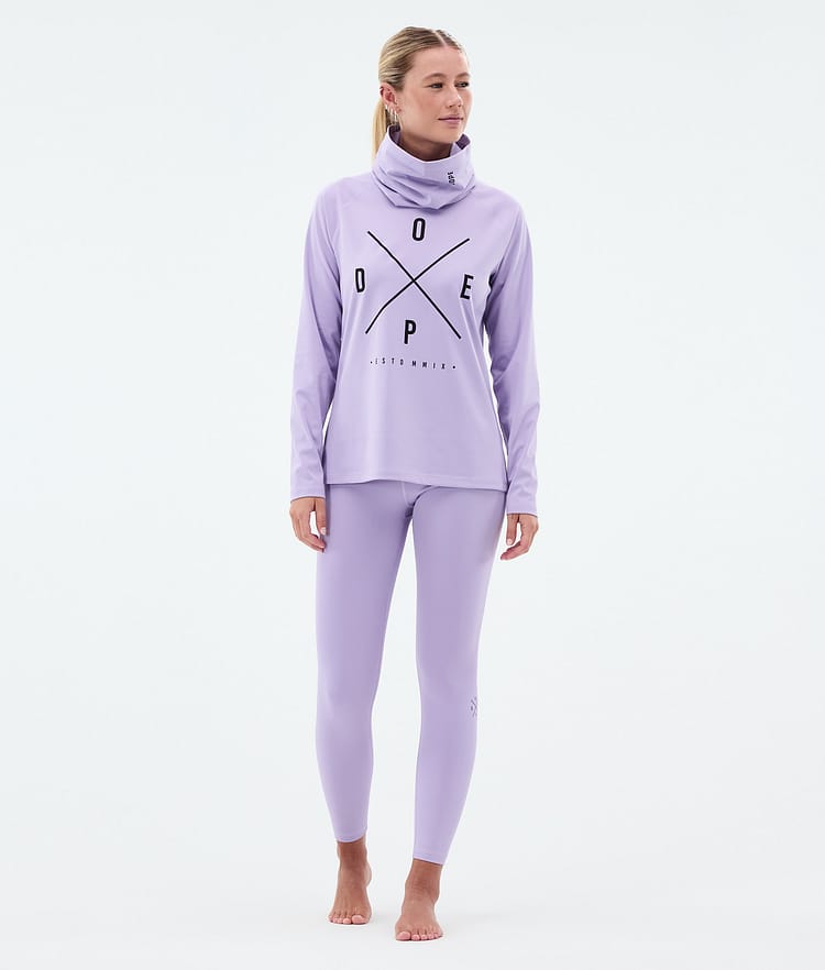 Dope Snuggle W Pantalon thermique Femme 2X-Up Faded Violet, Image 3 sur 7