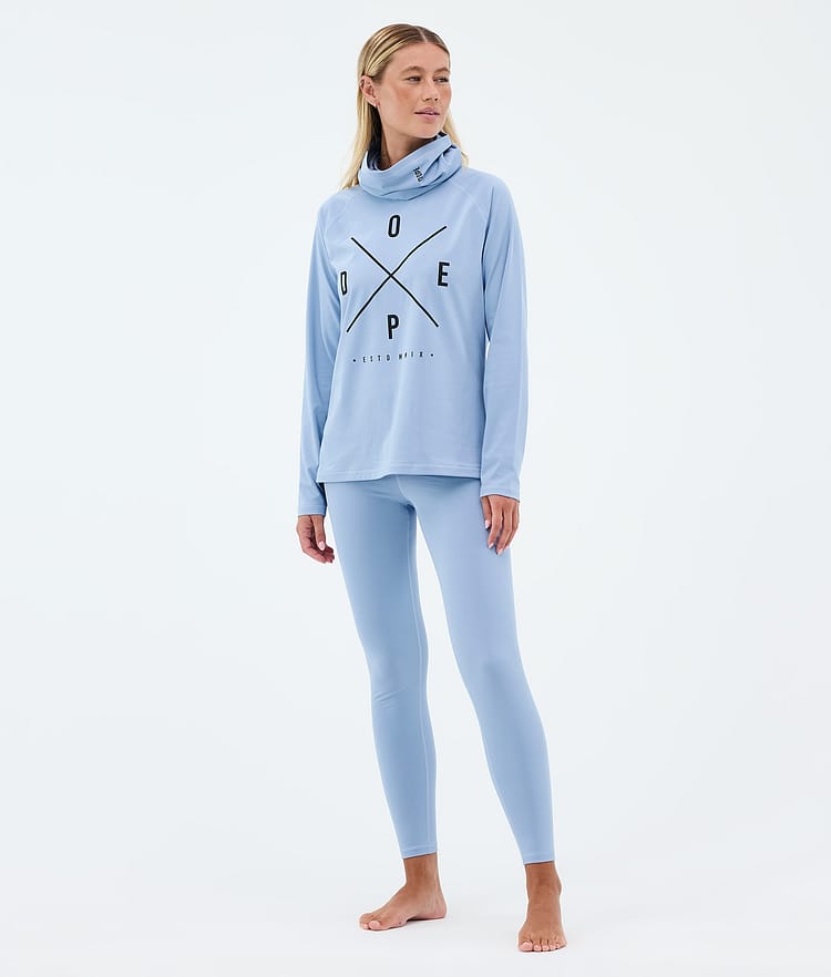 Dope Snuggle W Basislaag Broek Dames 2X-Up Light Blue, Image 3 of 7