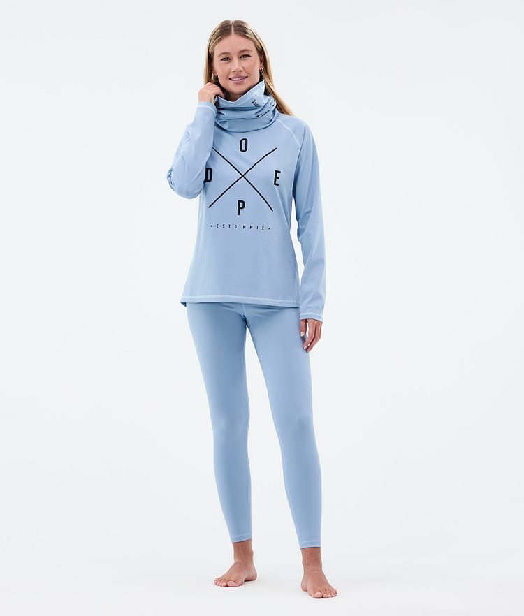 Dope Snuggle W Pantalon thermique Femme 2X-Up Light Blue, Image 3 sur 7
