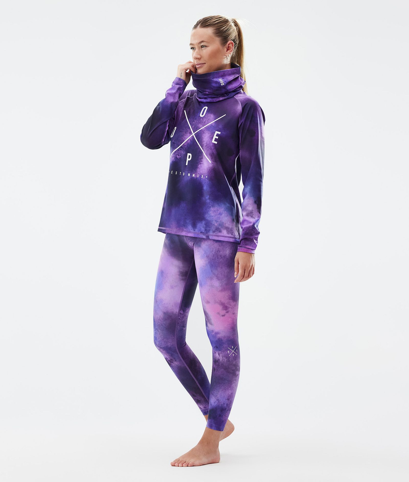 Dope Snuggle W Baselayer tights Dame 2X-Up Dusk