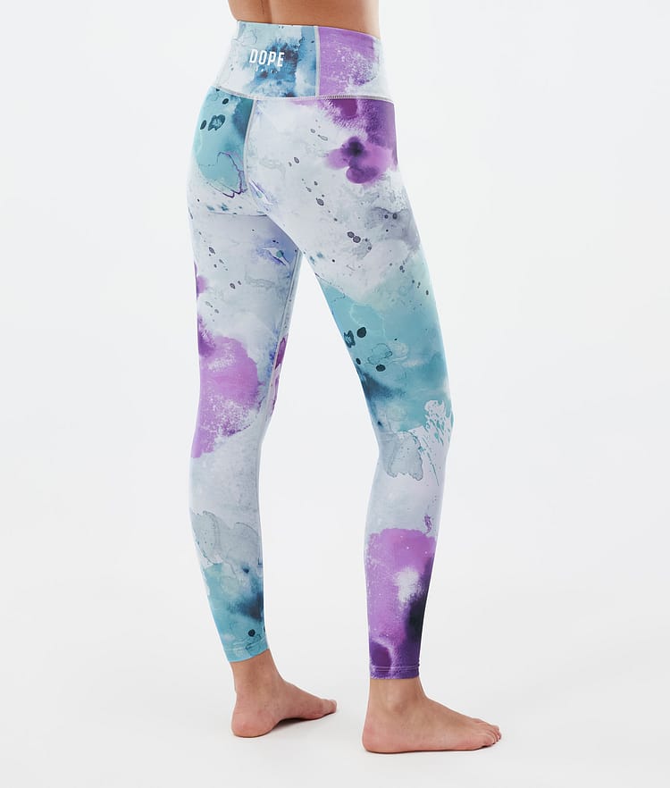 Dope Snuggle W Baselayer tights Dame 2X-Up Spray Green Grape