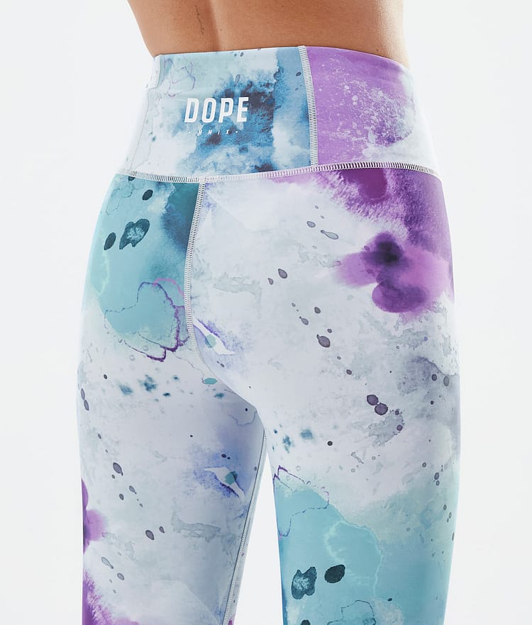 Dope Snuggle W Baselayer tights Dame 2X-Up Spray Green Grape