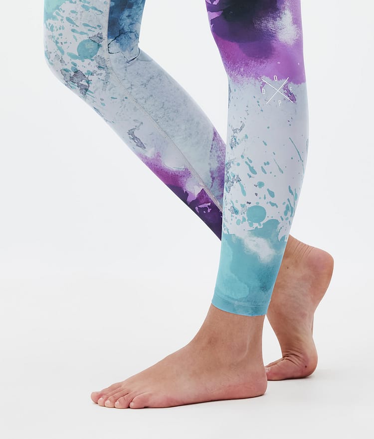 Dope Snuggle W Baselayer tights Dame 2X-Up Spray Green Grape