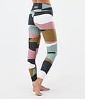 Dope Snuggle W Basislaag Broek Dames 2X-Up Shards Gold Muted Pink