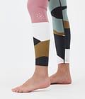 Dope Snuggle W Baselayer tights Dame 2X-Up Shards Gold Muted Pink