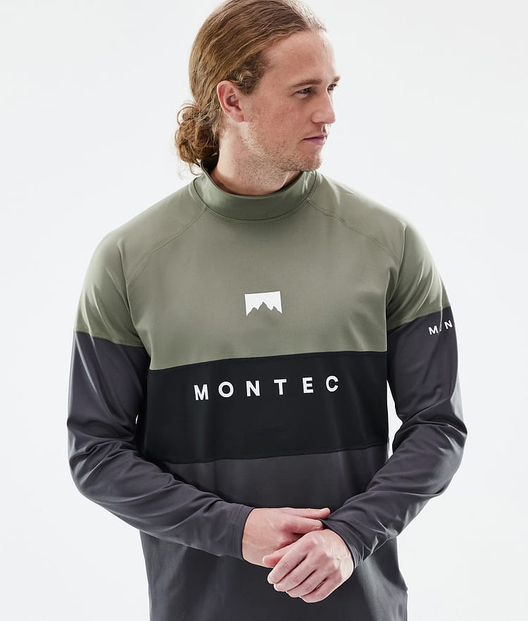 Montec Alpha Basislaag Top Heren Greenish/Black/Phantom, Afbeelding 2 van 5