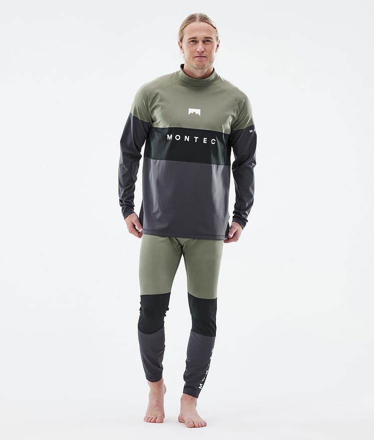 Montec Alpha Basislaag Top Heren Greenish/Black/Phantom, Afbeelding 3 van 5