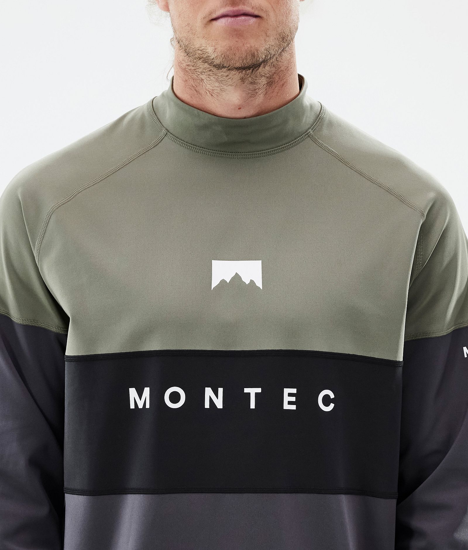 Montec Alpha Camiseta Térmica Hombre Greenish/Black/Phantom