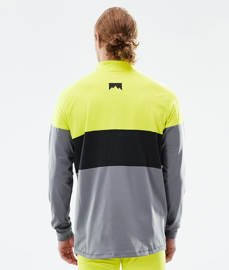 Montec Alpha Basislaag Top Heren Bright Yellow/Black/Light Pearl, Afbeelding 5 van 5