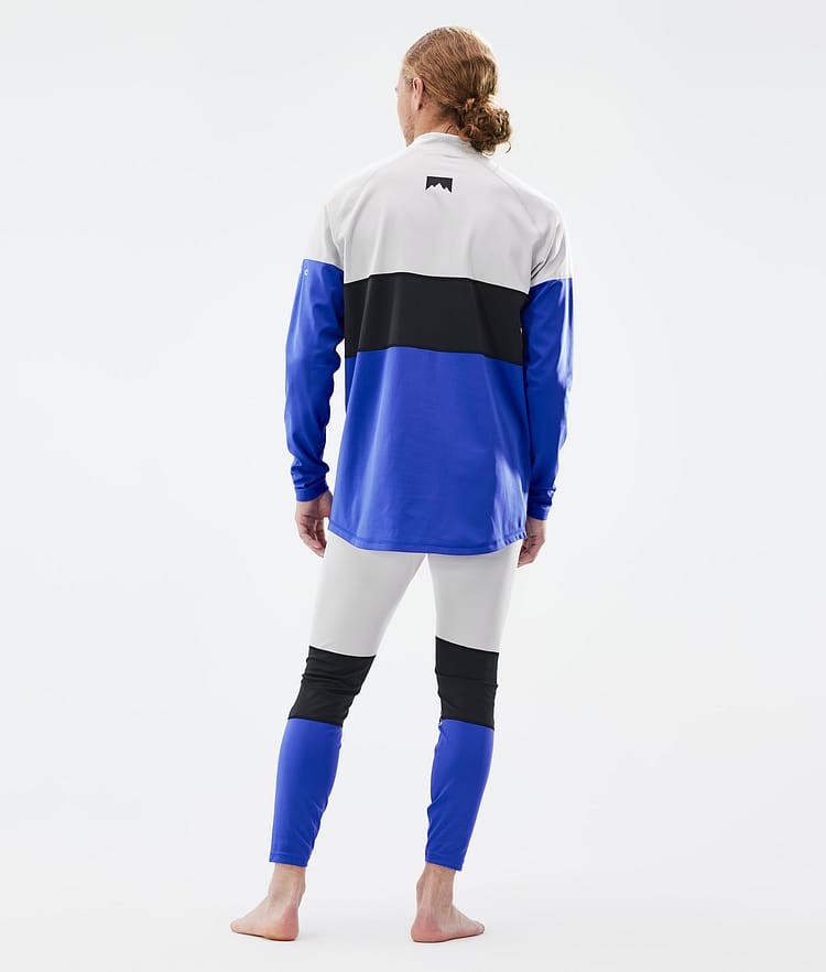 Montec Alpha Base Layer Top Men Light Grey/Black/Cobalt Blue, Image 4 of 6