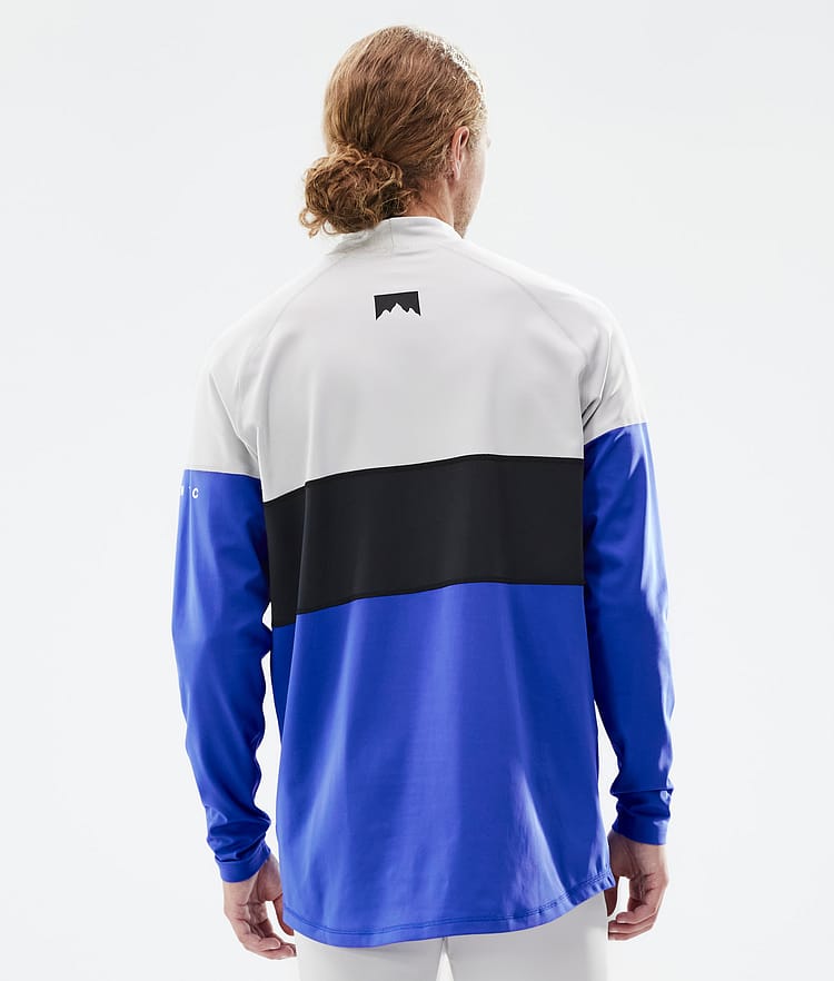 Montec Alpha Base Layer Top Men Light Grey/Black/Cobalt Blue, Image 5 of 6