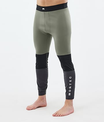 Montec Alpha Pantalón Térmico Hombre Greenish/Black/Phantom