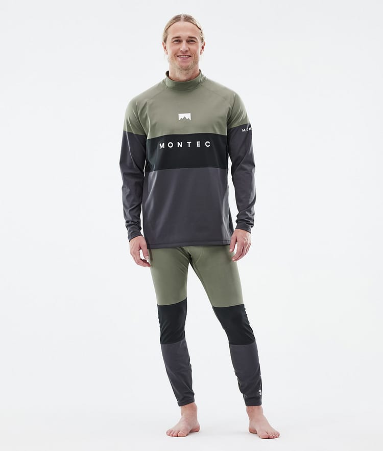 Montec Alpha Basislaag Broek Heren Greenish/Black/Phantom, Afbeelding 3 van 7