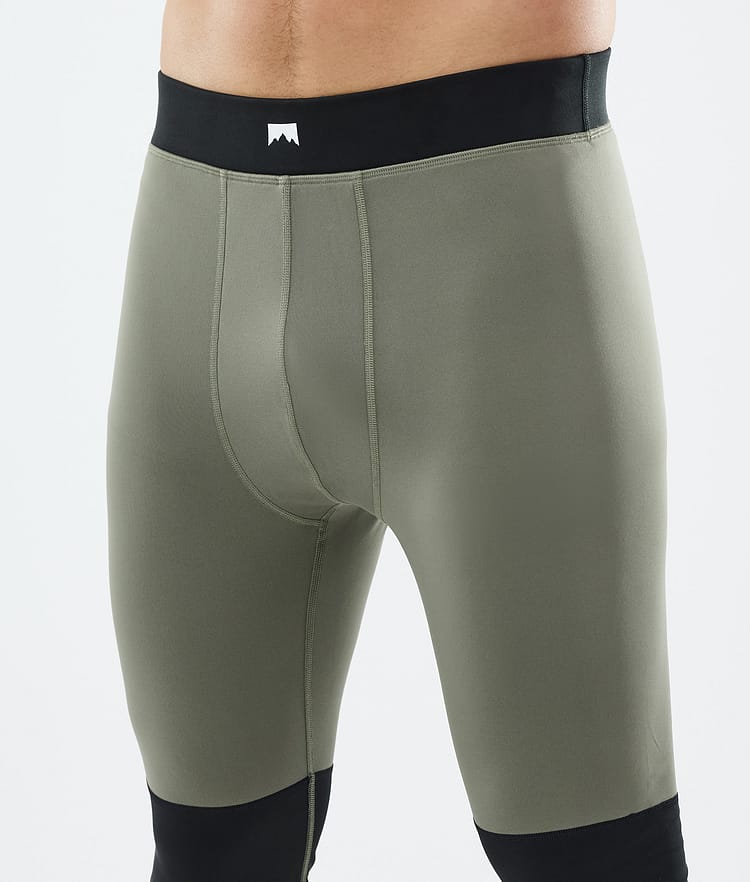 Montec Alpha Legginsy Termoaktywne Mężczyźni Greenish/Black/Phantom, Zdjęcie 5 z 7