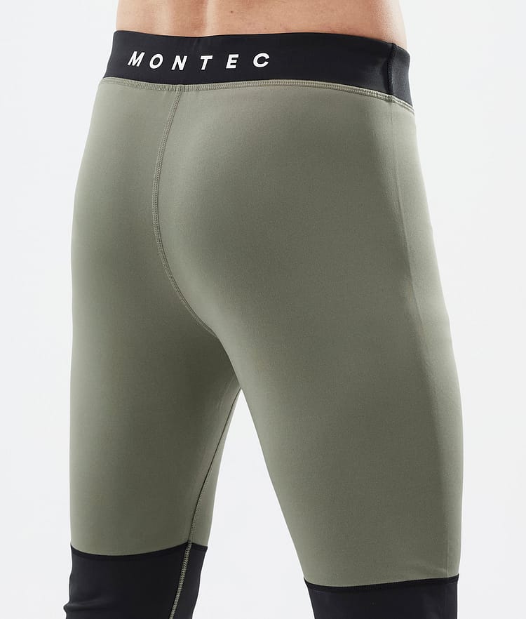 Montec Alpha Pantaloni Termici Uomo Greenish/Black/Phantom, Immagine 6 di 7