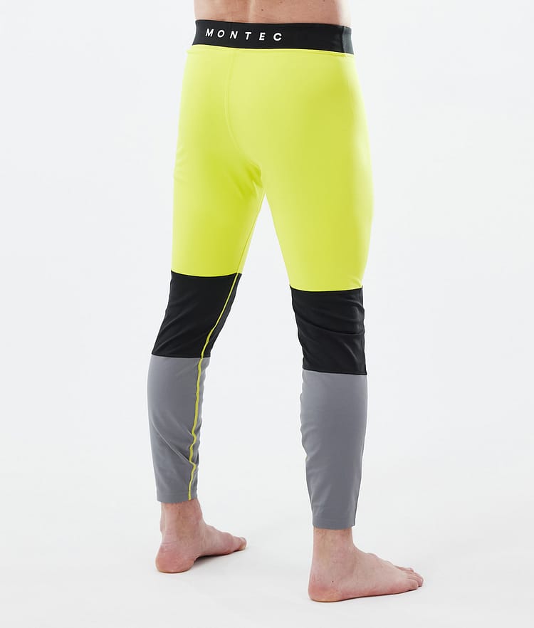 Montec Alpha Basislaag Broek Heren Bright Yellow/Black/Light Pearl, Afbeelding 2 van 7