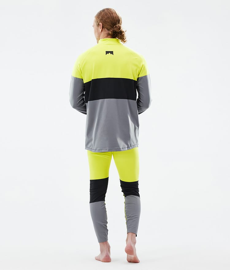 Montec Alpha Basislaag Broek Heren Bright Yellow/Black/Light Pearl, Afbeelding 4 van 7