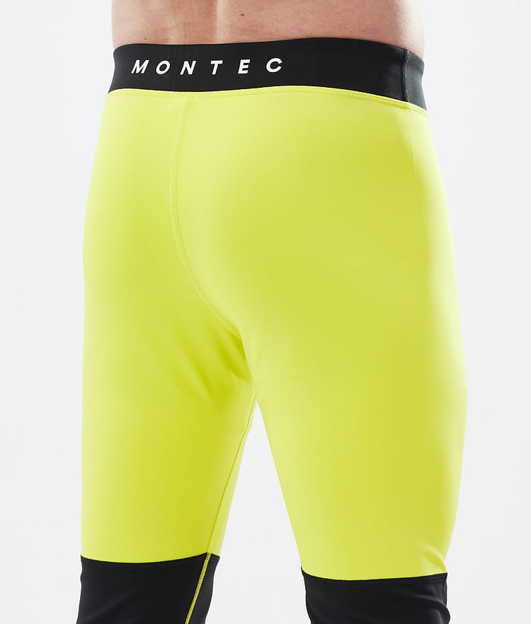 Montec Alpha Basislaag Broek Heren Bright Yellow/Black/Light Pearl, Afbeelding 6 van 7