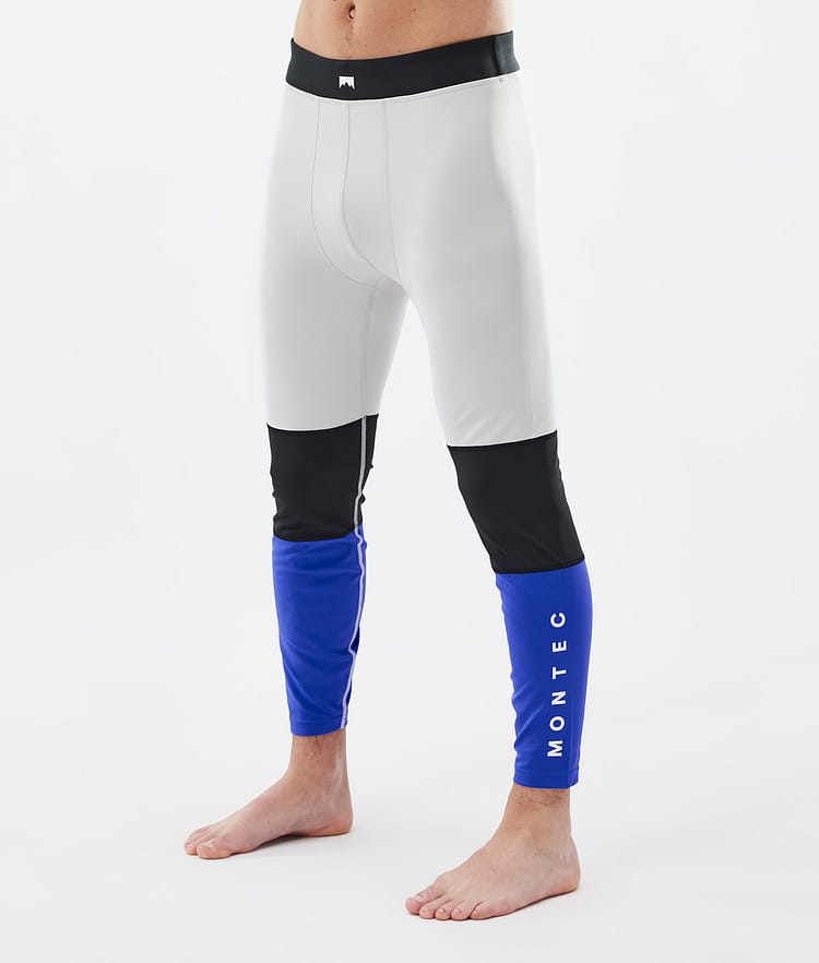 Montec Alpha Pantalon thermique Homme Light Grey/Black/Cobalt Blue, Image 1 sur 7