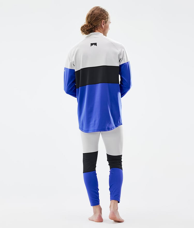 Montec Alpha Base Layer Pant Men Light Grey/Black/Cobalt Blue, Image 4 of 7