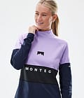 Montec Alpha W Tee-shirt thermique Femme Faded Violet/Black/Dark Blue, Image 2 sur 5