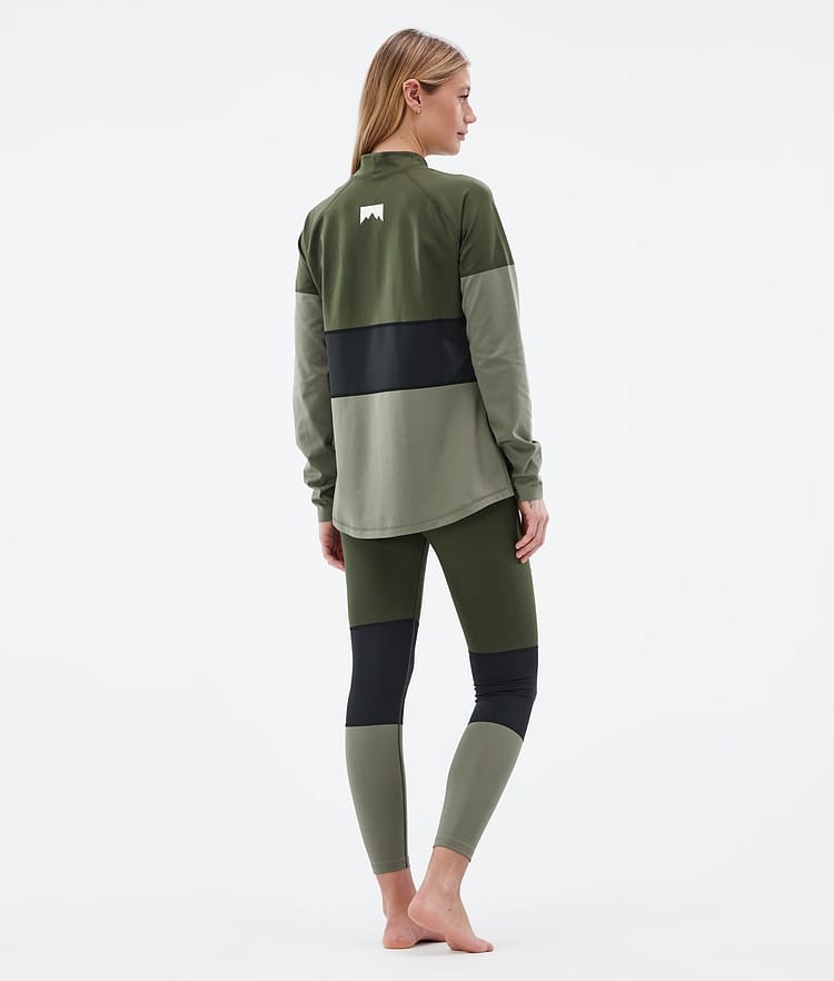 Montec Alpha W Basislaag Top Dames Olive Green/Black/Greenish, Afbeelding 4 van 5