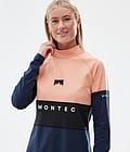 Montec Alpha W Camiseta Térmica Mujer Faded Peach/Black/Dark Blue, Imagen 2 de 5