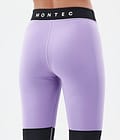 Montec Alpha W Pantaloni Termici Donna Faded Violet/Black/Dark Blue, Immagine 6 di 7