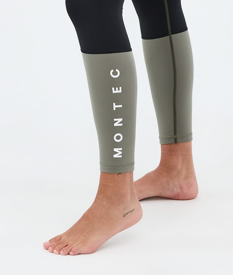 Montec Alpha W Base Layer Pant Women Olive Green/Black/Greenish, Image 7 of 7