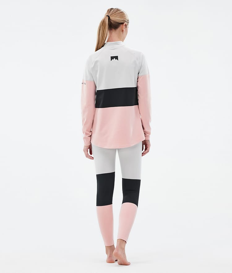 Montec Alpha W Basislaag Broek Dames Light Grey/Black/Soft Pink, Afbeelding 4 van 7
