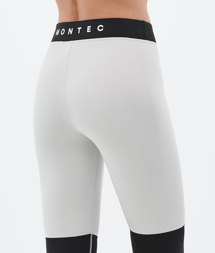 Montec Alpha W Pantalon thermique Femme Light Grey/Black/Soft Pink, Image 6 sur 7