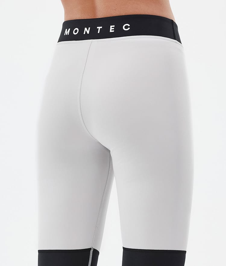 Montec Alpha W Pantalon thermique Femme Light Grey/Black/Soft Pink, Image 6 sur 7