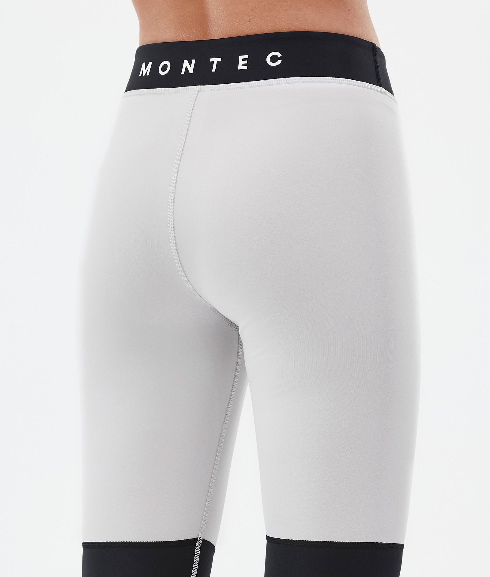 Montec Alpha W Baselayer tights Dame Light Grey/Black/Soft Pink
