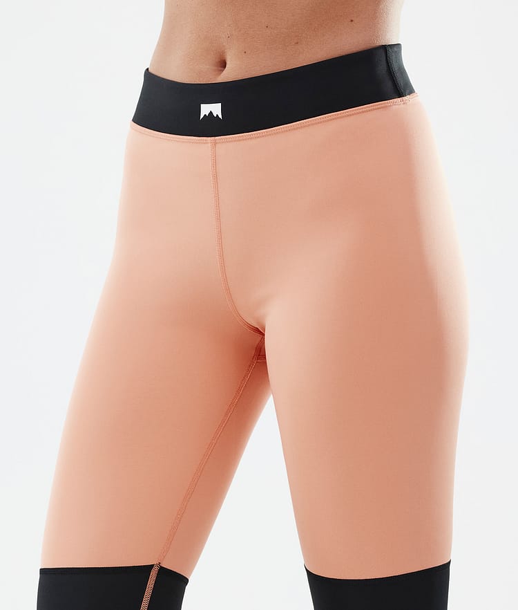 Montec Alpha W Legginsy Termoaktywne Kobiety Faded Peach/Black/Dark Blue, Zdjęcie 5 z 7