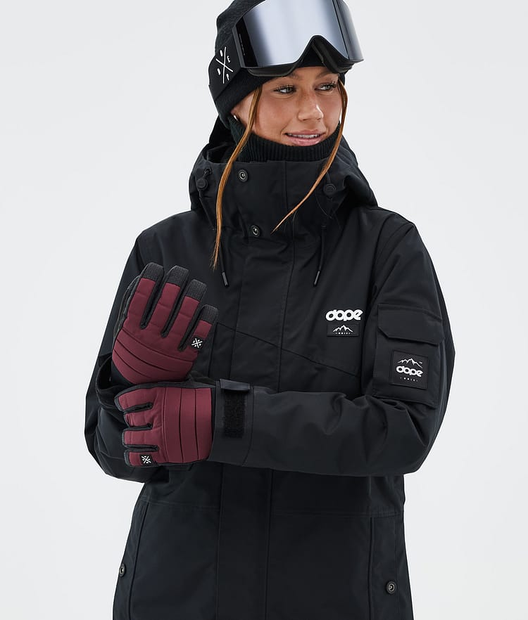 Dope Ace 24 Skihandschoenen Burgundy, Afbeelding 3 van 5