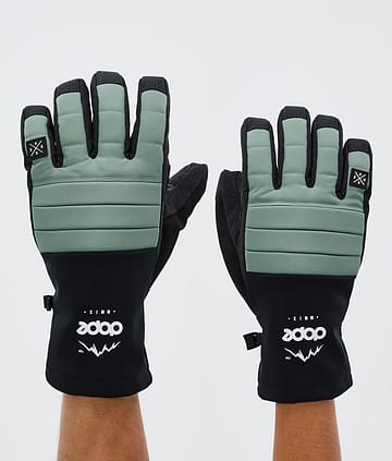Dope Ace 24 Ski Gloves Faded Green