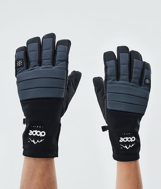 Dope Ace Ski Gloves Metal Blue
