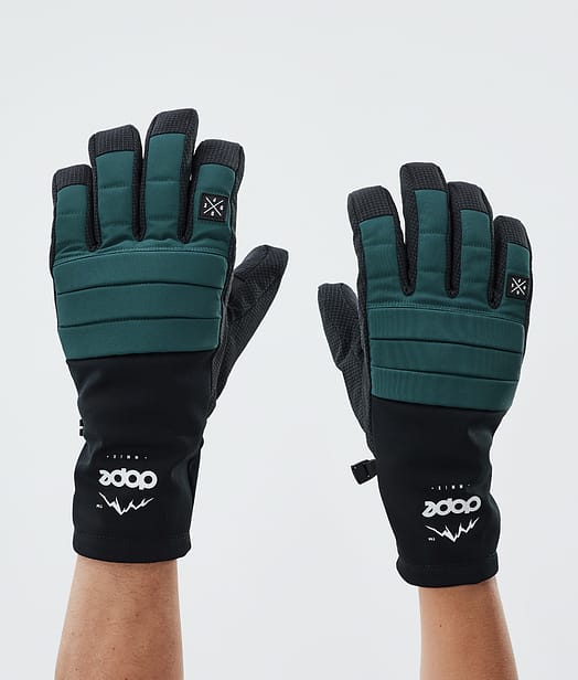 Dope Ace Ski Gloves Bottle Green