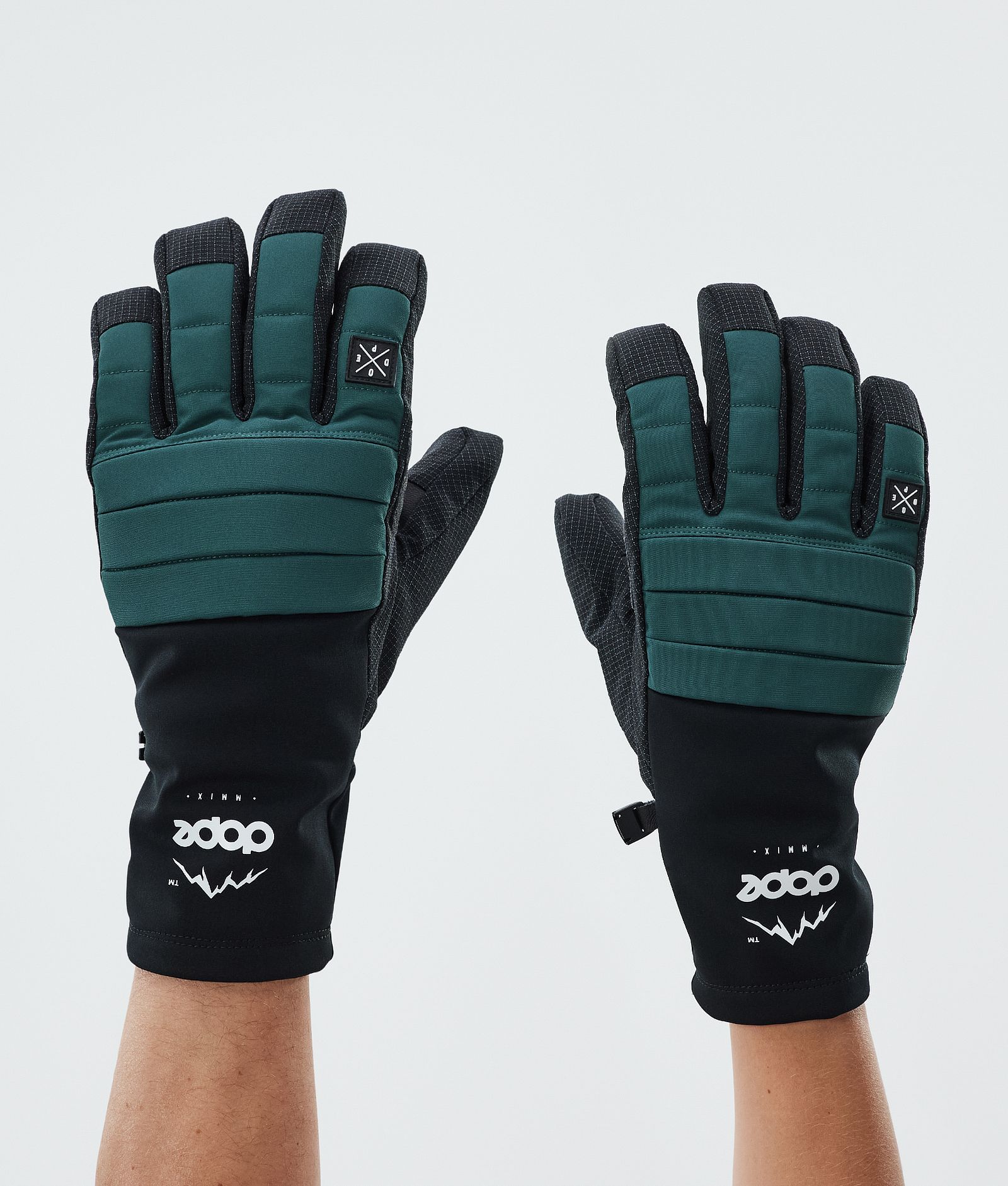Dope Ace Ski Gloves Bottle Green