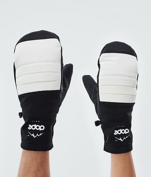 Dope Ace Snow Mittens Old White