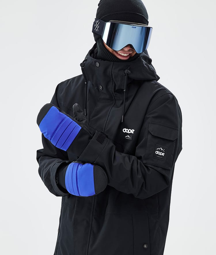 Dope Ace Snow Mittens Cobalt Blue, Image 3 of 5