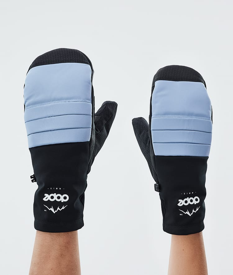 Dope Ace Snow Mittens Light Blue, Image 1 of 5