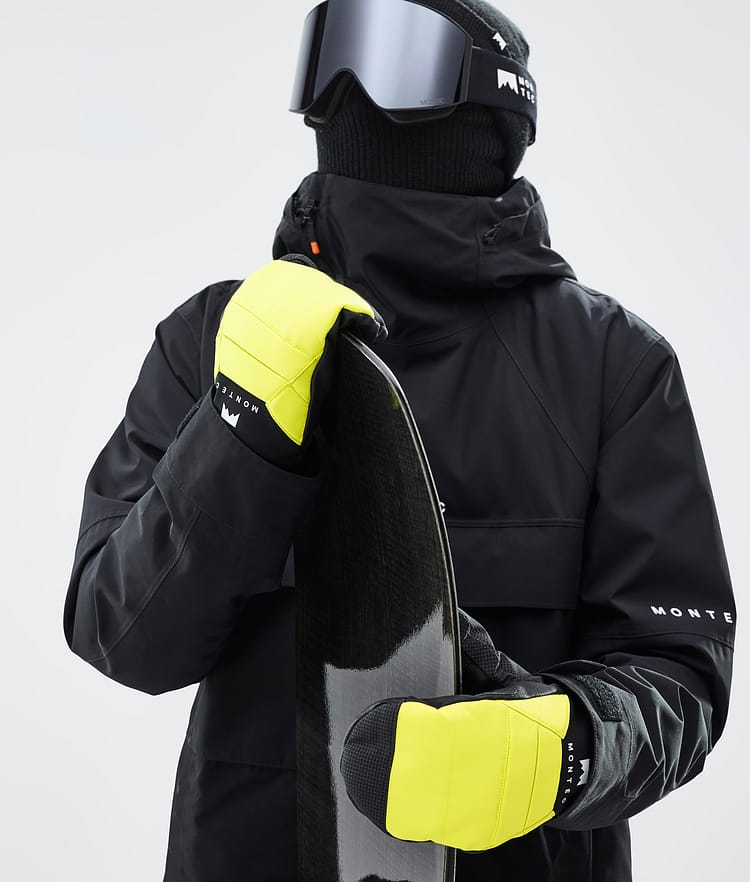 Montec Kilo 2023 Snow Mittens Bright Yellow, Image 3 of 5