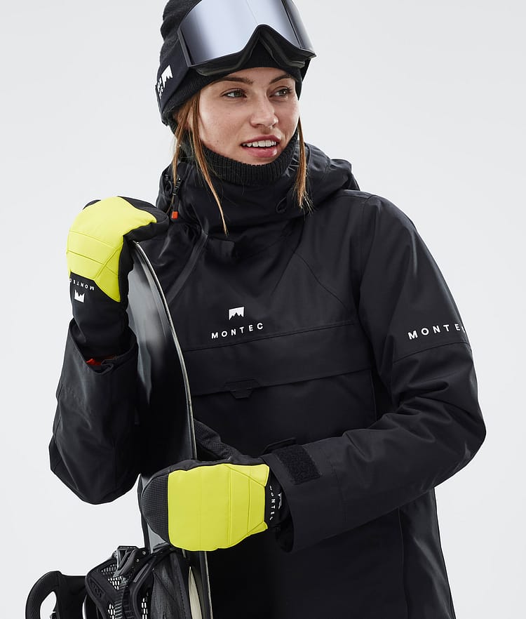 Montec Kilo Snow Mittens Bright Yellow, Image 4 of 5