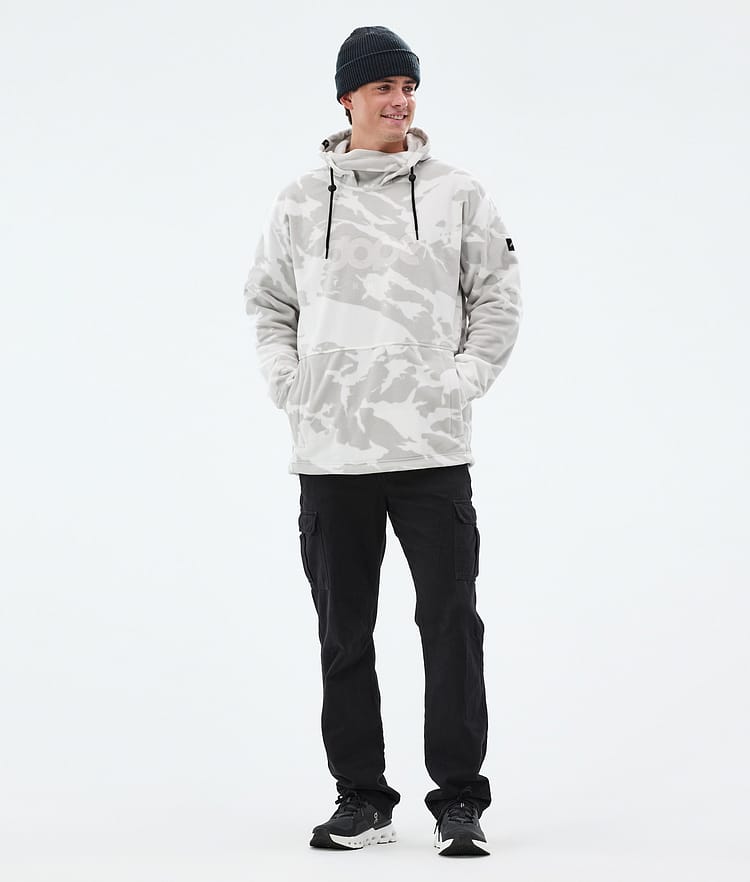 Dope Cozy II Fleece Hoodie Heren Grey Camo Renewed, Afbeelding 3 van 7